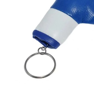 Compre Guantes de Boxeo Mini de Color Negro Sólido, Ecológicos y de Alta Calidad de Lawd Sports, Llavero para Colgar en el Espejo del Auto con Impresión de Logotipo Personalizado - Product Image 2