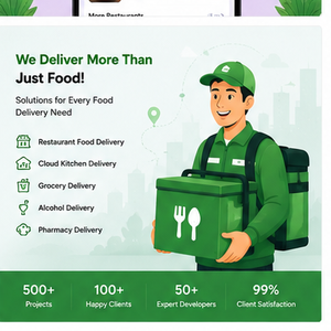 Desarrollo de Aplicaciones Avanzadas para Entrega de Comida para Restaurantes, Tiendas de Comestibles, Cocinas en la Nube y Mercados Multivendedoras - Product Image 5