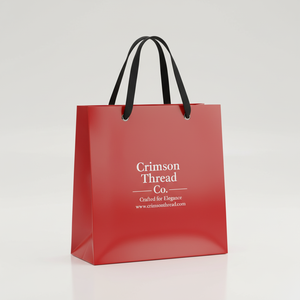 Bolsas de Papel Laminado Brillante Hechas a Mano, Reciclables, Ecológicas y de Lujo Personalizadas con Asas para Empaquetado de Moda y Promoción Minorista - Product Image 5