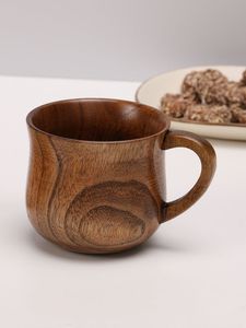 Taza de Madera de Diseño Nórdico Hecha a Mano con Asa, Taza Reutilizable Ecológica para Uso Doméstico - Product Image 6