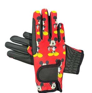 Gants d'équitation en cuir respirants à doigts entiers extensibles personnalisés pour l'hiver, avec logo personnalisé pour les équipements équestres - Product Image 1