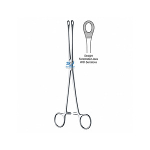 Pinzas de Sujeción para Esponjas Bergman Foerster de 24 cm, Instrumento Quirúrgico de Acero Inoxidable - Product Image 6