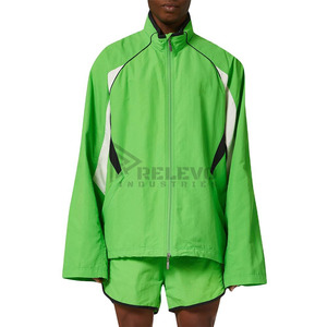 Conjunto de Chaqueta Cortavientos Estampada de Invierno Unisex, Conjunto Deportivo de 2 Piezas para Parejas, Traje Holgado Liso, Directo de Fábrica - Product Image 1
