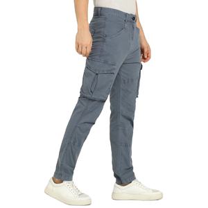 กางเกงยีนส์คุณภาพสูงสำหรับผู้ชาย กางเกงยีนส์คาร์โก้แบบสั่งทำ กางเกงยีนส์เดนิมทรงหลวมสบายๆ กางเกงคาร์โก้ขาตรงลำลองสำหรับออกกำลังกาย รับผลิตแบบ OEM - Product Image 5