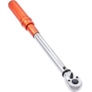 Set di chiavi dinamometriche a scatto da 1/2 pollice 10-150 ft.lb/14-204 N.m, regolabili a doppia direzione, strumento per meccanici - Product Image 1