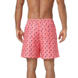 Wholesale Men's Blue Summer Swimming Shorts 100% Polyester Quick Dry <b>Knee</b> Length - Product Image 2
