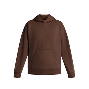 Sudadera con Capucha de Forro Polar Ecológica y Transpirable de Color Liso para Mujer, Ajuste Regular, Uso Casual de Invierno, con Bolsillo Delantero BD - Product Image 2