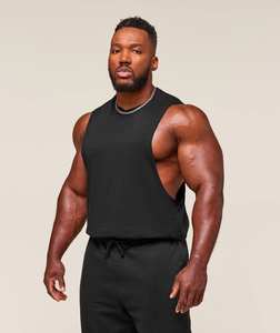 Débardeur de sport en coton respirant pour homme – Idéal pour l'entraînement, la course et le fitness – Gilet de musculation sans manches pour l'été – Vêtement de sport actif - Product Image 3