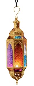 Lanternes à bougies en métal marocaines personnalisées, décoratives pour l'intérieur et l'extérieur, lanternes de ferme à poser au sol et suspendues pour la décoration d'événements - Product Image 6