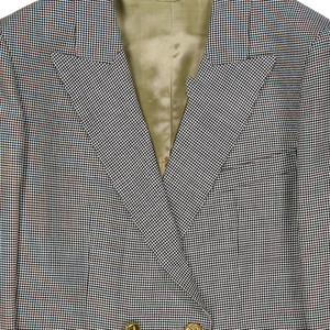 Blazer à carreaux ajusté pour homme printemps-automne 2026, croisé, décontracté, style universitaire, personnalisable OEM ODM, prêt à expédier - Product Image 6