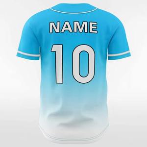 Camiseta Deportiva Casual de Manga Corta con Cuello en V para Hombre, Color Azul Claro y Blanco, Impresión Serigráfica, 100% Poliéster, ODM - Product Image 3