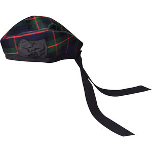 Gorro Formal Highlander Glengarry Hecho a Mano en Mezcla de Lana Suave con Tartán Escocés del Clan Davidson 2026 - Product Image 1