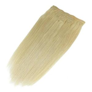 Ligne de cheveux naturelle, texture douce, teinte blanche, finition lisse, confortable, marque premium, cheveux brésiliens Remy, double trame machine - Product Image 2