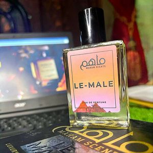 Fragancia Masculina con Aroma Amaderado y Terroso, Le-Male Eau De Parfum, Botella de Vidrio Cuadrada Transparente, con Infusión de Romero, Lujoso, Clásico, Portátil y Duradero - Product Image 3