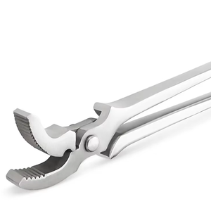 เครื่องมือตอกตะปูเกือกม้าแบบใช้ซ้ำได้ ขนาด 14 นิ้ว ปากโค้ง – เครื่องมือสำหรับช่างเกือกม้ามืออาชีพ ทำจากสแตนเลส - Product Image 1