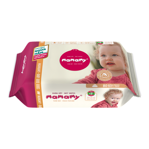 Mamamy Tropical 100% Natural Rayon Top New 80-Piece Non-Woven Baby Cleaning Wet Wipes - Product Image 5
