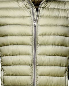 Chaqueta Acolchada Ligera Color Verde Oliva para Hombre con Cierre Frontal, Cuello Alto, Abrigo Acolchado Cálido, Ropa Exterior Informal para Invierno - Product Image 6