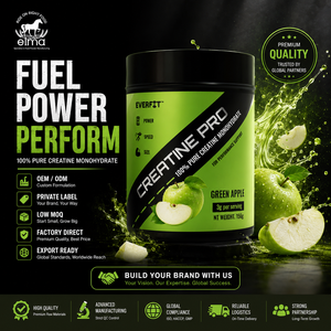 Elma Food Creatina Monohidrato Pura en Polvo Micronizado, Disolución Instantánea, Fácil de Mezclar, para el Crecimiento Muscular, Uso en Adultos - Product Image 1