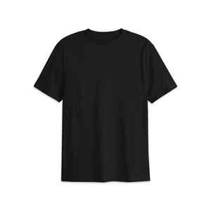 Wholesale Tee Shirt Manufacturer High Quality Basic Soft Jersey <b>Beach</b> Party Lightweight Plain Black T Shirt - Product Image 1