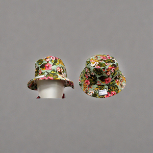 Trendy Tropical Summer Hat Casual Wide Brim Bucket Headwear for Vacation Hiking Camping and Daily Activities Sports and Festival - Product Image 2