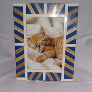 Vintage Style Creative Resin Inlay Handmade Lightweight Premium Quality Glossy Finish Photo <b>Frame</b> by Tradebyd - Product Image 2