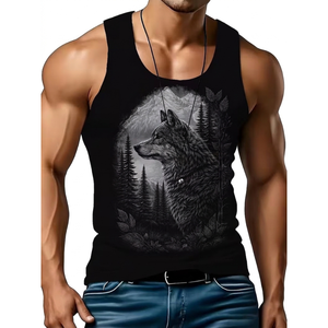 Chemises de musculation respirantes en mesh personnalisées, débardeurs de crossfit pour hommes, vêtements de sport - Product Image 1