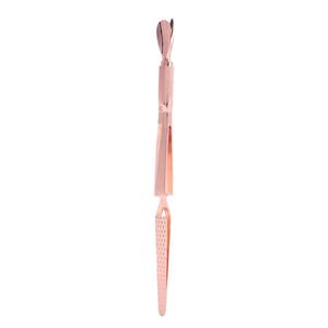 Precision Nail Shaping Clip Dual-End Stainless Steel Nail Shaping <b>Tool</b> for Manicure with Textured Grip and <b>Cuticle</b> Cleaner Head - Product Image 3