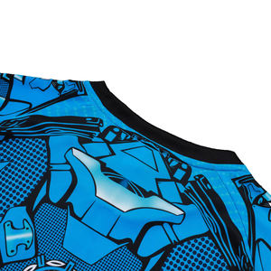 Jersey de Entrenamiento Corto para Hombre 2026 OEM, Tela Transpirable de Spandex/Poliéster, Logotipo Frontal con Nombre del Jugador Impreso por Transferencia de Calor - Product Image 4