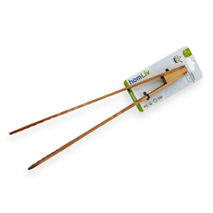 OEM Natural Eco Friendly Mitsu Teak Wood Food <b>Tongs</b> Sustainable Food Safe No Paint and Varnish Halal Customized Kitchen <b>Serving</b> - Product Image 4