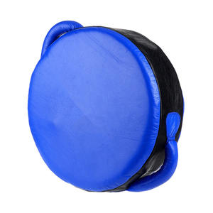 Escudo de Boxeo de Cuero Genuino de Alta Calidad, Ecológico, Transpirable, Cómodo, Colores Personalizados, para Patadas Circulares - Product Image 4