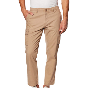 Pantalones Cargo para Hombre con Logotipo Personalizado, Estilo Casual, Corte Ajustado, Lavado Medio, con Múltiples Bolsillos, Gran Venta - Product Image 4