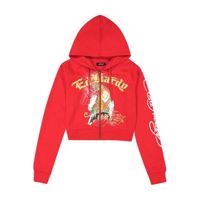 Vente en gros de sweats à capuche zippés pour femmes, personnalisables avec logo imprimé, unis, respirants, hiver, effet délavé, double fermeture éclair, en polaire, style streetwear, doublés - Product Image 1