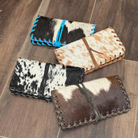 Vente en gros de pochette à tabac en cuir de vachette pochette à tabac en cuir véritable daim emballage de pipe à cigarettes sac à roulettes accessoires pour fumeurs