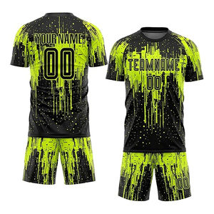 ชุดฟุตบอลผู้ชายขายส่ง ออกแบบเองได้ ชุดแข่งแบบซับลิเมชั่นเต็มตัว ชุดกีฬาฝึกซ้อม คุณภาพสูง ราคาประหยัด - Product Image 4