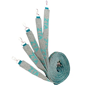 Sangle de sac à main perlée Zeta Tau Alpha, faite main, élégante, durable, en coton, taille personnalisable, pour les supporters de la sororité et les jours de match - Product Image 4