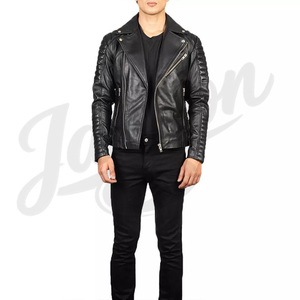 <b>Men</b>’s Leather Bomber <b>Jacket</b> Classic Winter Outerwear Custom Wholesale <b>Jacket</b> Casual Fashion Coat for Autumn and Winter - Product Image 6