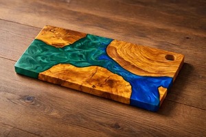 Home and Kitchen Acacia Wood <b>Serving</b> Platter Snack Charger Plate Wedding Decoration Camping <b>Set</b> Pack of Wooden Dinner <b>Dishes</b> - Product Image 3