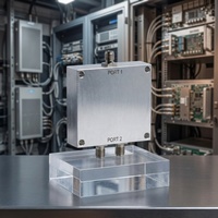 Diviseur de puissance à 2 voies GHPD2DIN 2 à 4,6 GHz, diviseur de puissance haute puissance 50 W à 2 voies DIN 7/16, diviseur de puissance RF haute puissance pour système radar