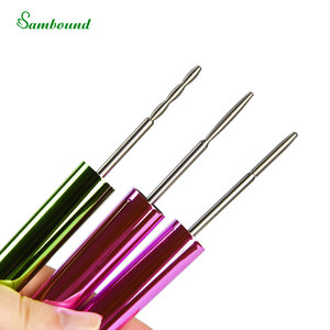 Emballage en métal pour mascara en gros avec brosses en acier filetées, coques en aluminium colorées, étuis pour flacons de liquide d'extension de cils - Product Image 6