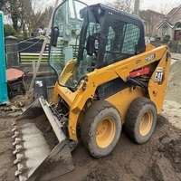 Compre una Minicargadora Usada de Primera Calidad, Cargadora Hidráulica de Orugas para Obras de Construcción con Cucharón Resistente y Entrega Rápida