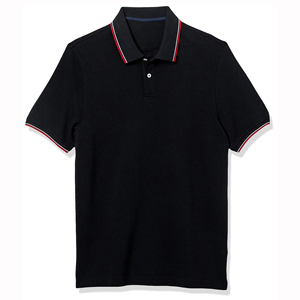 Camiseta de Golf de Manga Corta para Hombre, de Algodón, Tejido Transpirable de Secado Rápido, Ecológico, Corte Ajustado, Color Sólido, 240g - Product Image 1