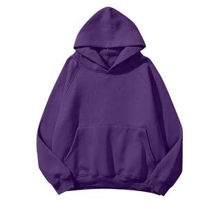 Vente en gros Pull surdimensionné brodé sur mesure Sweatshirts pour femmes Impression bouffante Col ras du cou en coton gaufré surdimensionné - Product Image 1