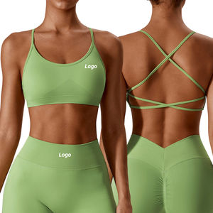 ชุดออกกำลังกายผู้หญิง เสื้อชั้นในกีฬาแขนยาว กางเกงเลกกิ้งออกกำลังกาย ชุดโยคะ ชุดกีฬา แห้งเร็ว ผลิตจากไนลอนและสแปนเด็กซ์ - Product Image 3