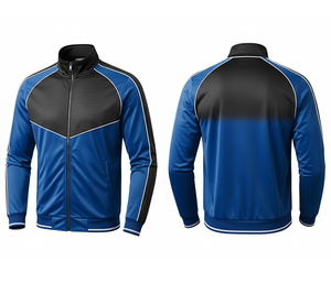 Chaqueta Deportiva Sublimada Premium con Cierre Completo, Ropa para Correr y Fitness, Cálida, Transpirable y de Secado Rápido |   Tallas Hombre Mujer Juvenil - Product Image 5