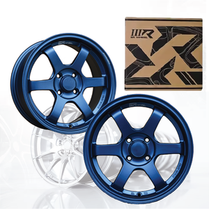 ล้อแม็กซ์รถยนต์อลูมิเนียมอัลลอย 3R สีน้ำเงินด้าน JDM VOLK ขนาด 15 นิ้ว 4 รู 100 04115-V27 - Product Image 6