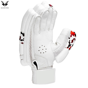 Customized Logo Ambidextrous Cricket Gloves Professional Leather Palm Batting Gloves High Protection Breathable Shock Cricket - Product Image 2