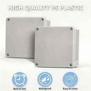 JBX-002 OEM ABS/PC <b>Waterproof</b> Electrical <b>Junction</b> <b>Box</b> IP66 Custom Injection Molding Housing 150x150x76.2mm Vietnam - Product Image 3