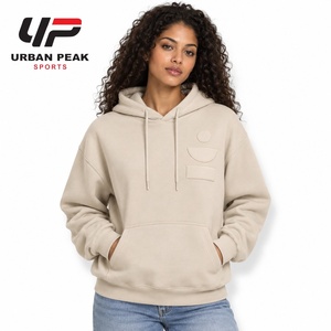 Sweat à capuche pour femme de haute qualité avec impression en relief, conçu avec de belles graphiques en relief et une silhouette moderne et décontractée. - Product Image 1