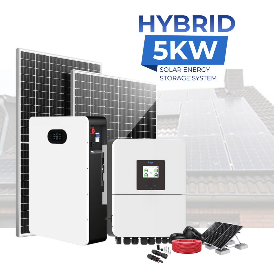 Wholesale Hybrid Solar Power System Complete Set 5kW Single Phase ...