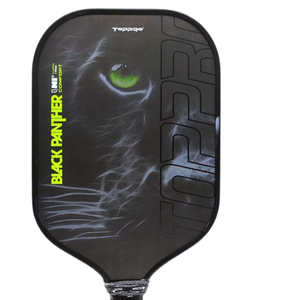 TOPPRO T7005 BLACK PANTHER COMFORT Raqueta de tenis de fibra de carbono de alta calidad Premium PU Grip Toray T700 Polímero de cara de carbono - Product Image 2